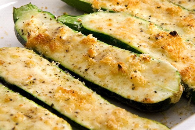 How To Make Baked Zucchini with Parmesan