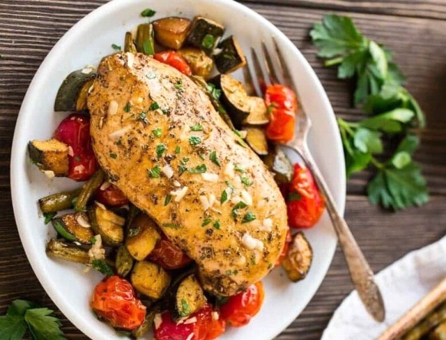 How To Make Italian Sheet Pan Chicken with Vegetables