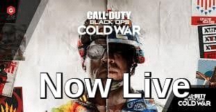Big Call Of Duty Black Ops Cold War is now live