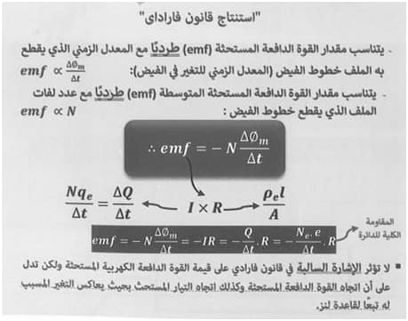 مراجعة علي الفصل الثالث فيزياء ثالث ثانوي 2022